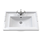 Chatsworth Traditional Grey Vanity with Antique Brass Finish Handles