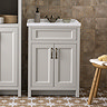 Chatsworth Traditional Grey Vanity 620mm Wide