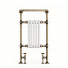 Chatsworth Traditional Heated Towel Rail Radiator - Antique Brass