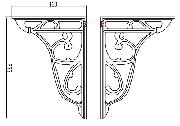 Chatsworth Traditional Low Level Toilet with Wall Brackets - Excludes Seat - Antique Brass