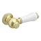 Chatsworth Traditional Low Level Toilet with Wall Brackets - Excludes Seat - Brushed Brass