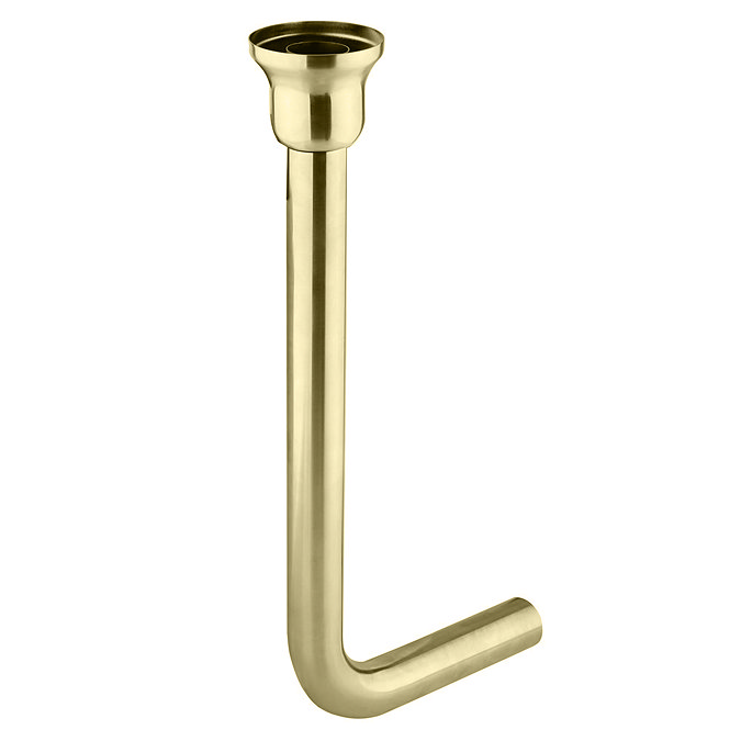 Chatsworth Traditional Low Level Toilet with Wall Brackets - Excludes Seat - Brushed Brass