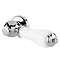 Chatsworth Traditional Low Level Toilet with Wall Brackets - Excludes Seat - Chrome