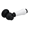 Trafalgar Traditional Low Level Toilet with Wall Brackets - Excludes Seat - Matt Black