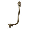 Chatsworth Traditional Luxury Exposed Retainer Bath Tub Waste Antique Brass
