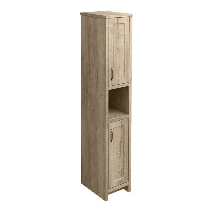 Chatsworth Traditional Natural Oak Tall Cabinet