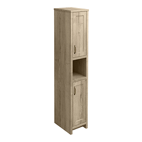 Chatsworth Traditional Natural Oak Tall Cabinet