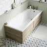Chatsworth Traditional Oak Bathroom Suite - Vanity, Toilet & 1700 Bath