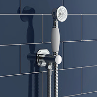 Chatsworth Traditional Outlet Elbow with Parking Bracket, Flex & Handset Large Image