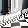 Chatsworth Traditional Rustic Brass & Black Thermostatic Radiator Valve - Energy Saving