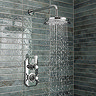 Chatsworth 1928 Traditional Twin Concealed Shower Valve - Chrome