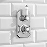 Chatsworth 1928 Traditional Twin Concealed Shower Valve - Chrome