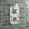 Chatsworth 1928 Traditional Twin Concealed Shower Valve - Chrome