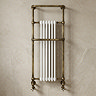 Chatsworth Traditional Wall Hung Heated Towel Rail Radiator - Antique Brass