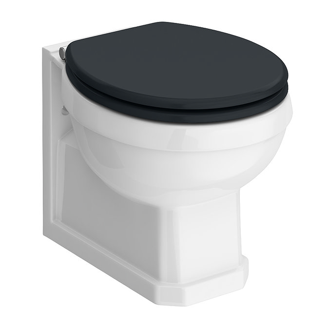 Chatsworth Traditional Wall Hung Pan + Soft Close Seat Graphite