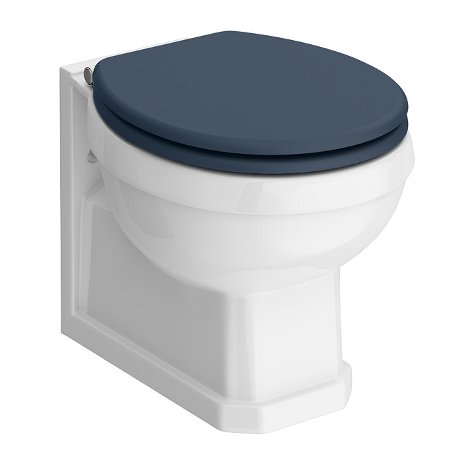 Chatsworth Traditional Wall Hung Pan + Soft Close Seat Blue