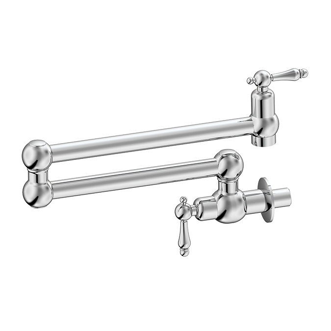 Chatsworth Wall Mounted Pot Filling Tap - Chrome