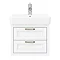 Chatsworth Traditional White 560mm 2 Drawer Wall Hung Vanity  Standard Large Image