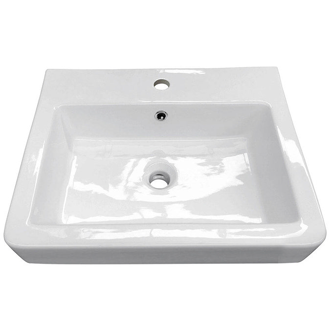 Chatsworth Traditional White 560mm Vanity Sink + 300mm Cupboard Unit  Standard Large Image