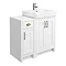 Chatsworth Traditional White 560mm Vanity Sink + 300mm Cupboard Unit