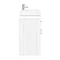 Chatsworth Traditional White 560mm Vanity Sink + 300mm Cupboard Unit Newest Large Image
