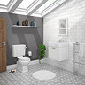 Chatsworth Traditional White 560mm Wall Hung Vanity  Standard Large Image