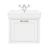 Chatsworth Traditional White 560mm Wall Hung Vanity  In Bathroom Large Image
