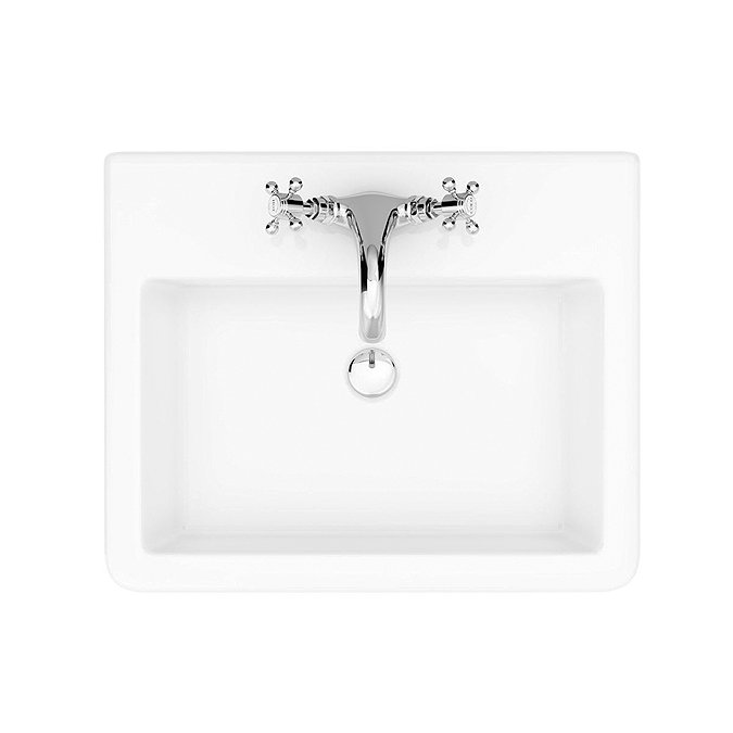 Chatsworth Traditional White 560mm Wall Hung Vanity  additional Large Image