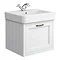 Chatsworth Traditional White 560mm Wall Hung Vanity Large Image