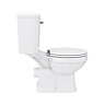 Chatsworth Traditional White Cloakroom Suite (Vanity Unit + Close Coupled Toilet)  Newest Large Image