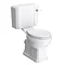 Chatsworth Traditional White Cloakroom Suite (Vanity Unit + Close Coupled Toilet)  In Bathroom Large