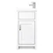 Chatsworth Traditional Cloakroom Vanity Unit Suite - White  additional Large Image