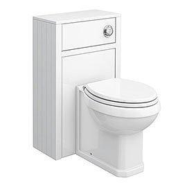 Chatsworth Traditional White Complete Toilet Unit Medium Image