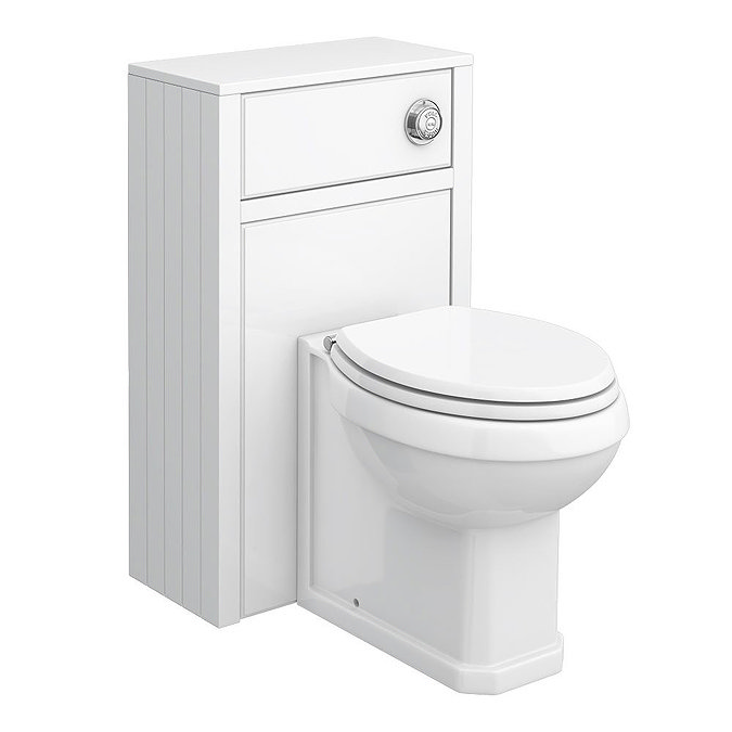 Chatsworth Traditional White Complete Toilet Unit Large Image