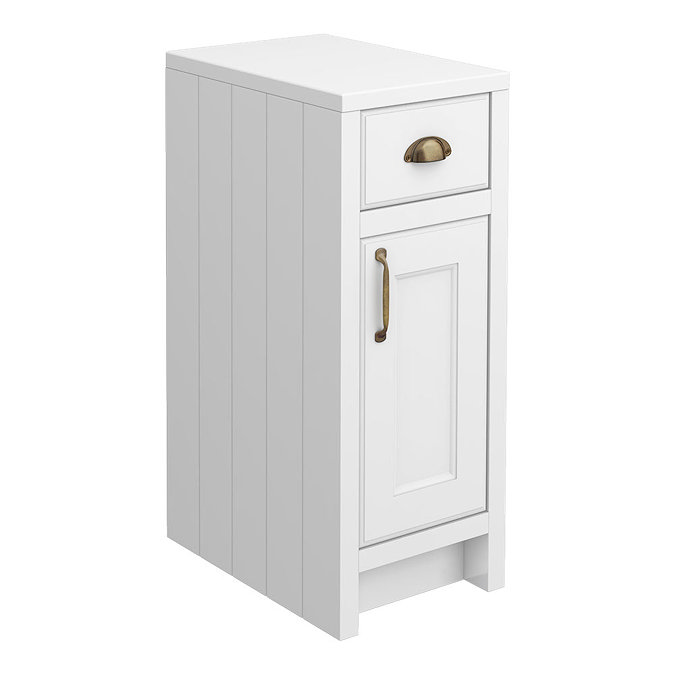 Chatsworth Traditional White Double Basin Vanity + Cupboard Combination Unit  additional Large Image