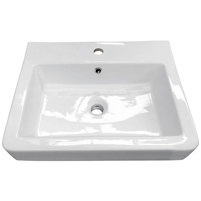 Chatsworth Traditional White Sink Vanity Unit + Toilet Package  Profile Large Image