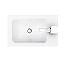 Chatsworth Traditional White Small Vanity - 400mm Wide with Chrome Handle