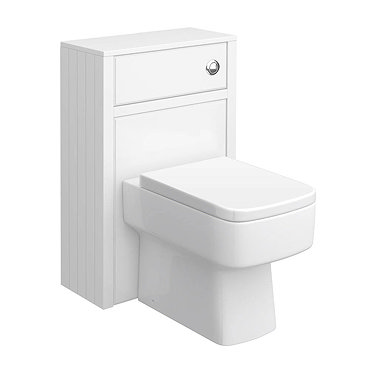 Chatsworth Traditional White Toilet Unit - 500mm Wide  Profile Large Image