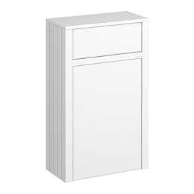 Chatsworth Traditional Back-to-Wall WC Unit - White (Excludes Pan + Cistern)