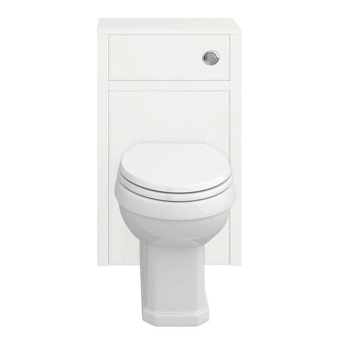 Chatsworth Traditional White Toilet Unit + Pan  Feature Large Image