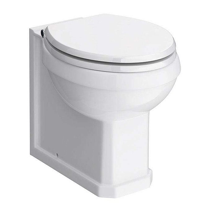 Chatsworth Traditional White Toilet Unit + Pan Profile Large Image
