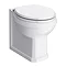 Chatsworth Traditional White Toilet Unit + Pan Profile Large Image