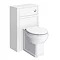 Chatsworth Traditional White Toilet Unit + Pan Large Image