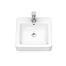 Chatsworth Traditional White Vanity - 425mm Wide with Matt Black Handle  Feature Large Image