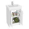 Chatsworth Traditional White Vanity - 560mm Wide  Profile Large Image