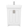 Chatsworth Traditional White Vanity - 560mm Wide  additional Large Image