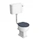 Chatsworth Wall Hung Blue Vanity with Matt Black Handle & Low Level Toilet  Standard Large Image