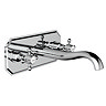 Chatsworth 1928 Wall Mounted Crosshead Bath Filler with Faceplate - Chrome