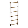 Chatsworth Wall Mounted Towel Rail 1550 x 600mm - Antique Brass