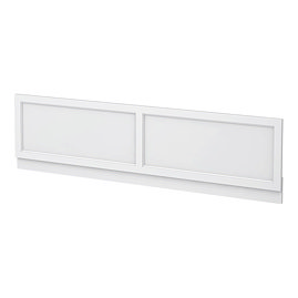 Chatsworth White 1800 Traditional Front Bath Panel Large Image
